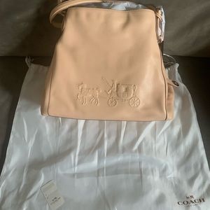 Stagecoach Embossed Horse & Carriage Shoulder Bag, Never used.